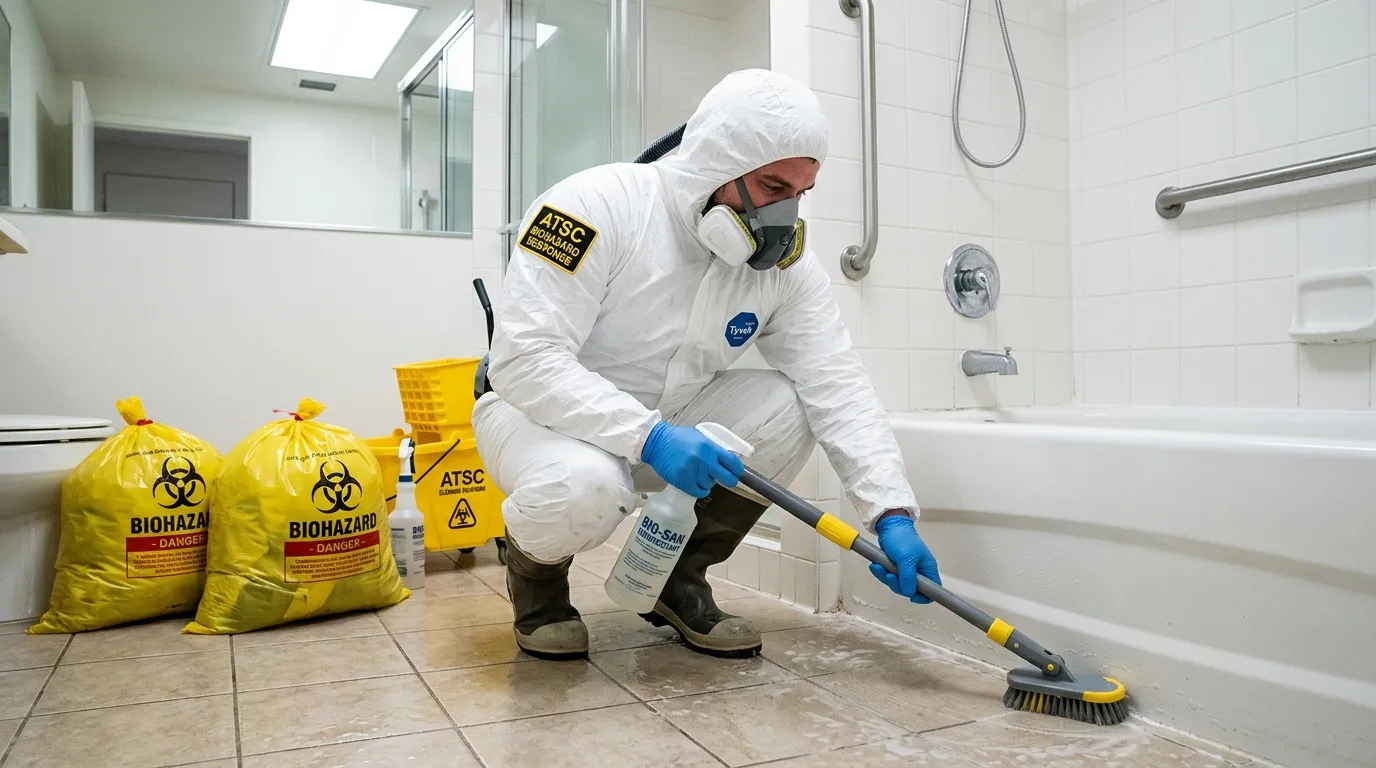 Decontamination equipment deployed for Blood Cleanup in Parkway